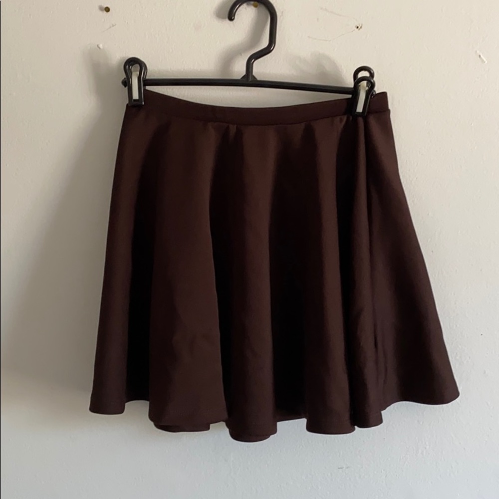 Brown Mini Skirt